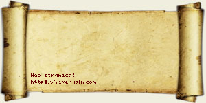 Jovana Bačić vizit kartica